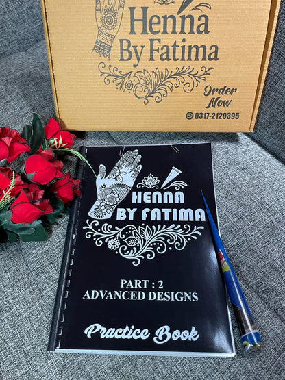 Reusable Mehndi Practice Book Part 2