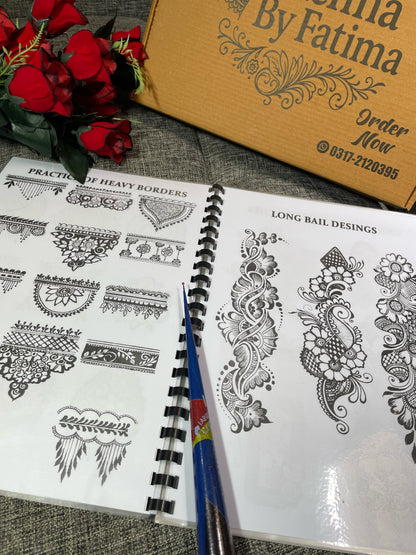 Mehndi Practice Book Combo – Part 1 & 2