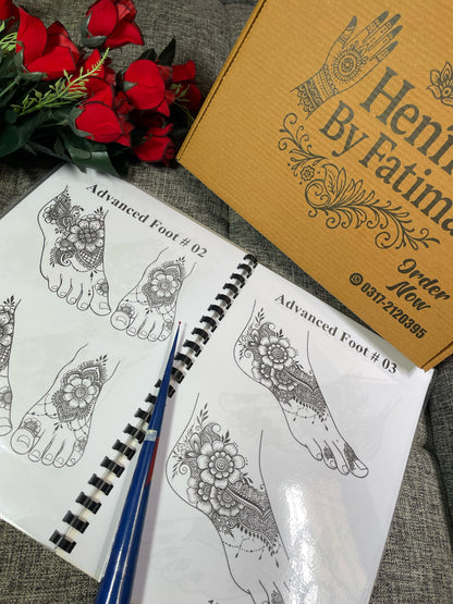 Reusable Mehndi Practice Book Part 2