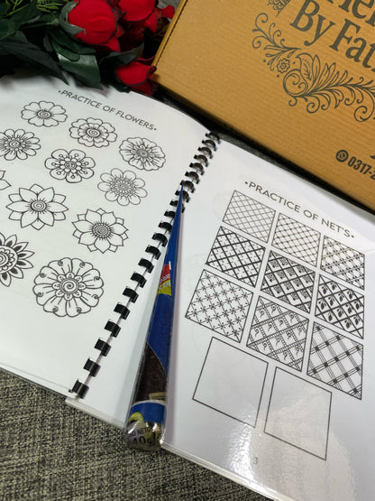Reusable Mehndi Practice Book Part 1