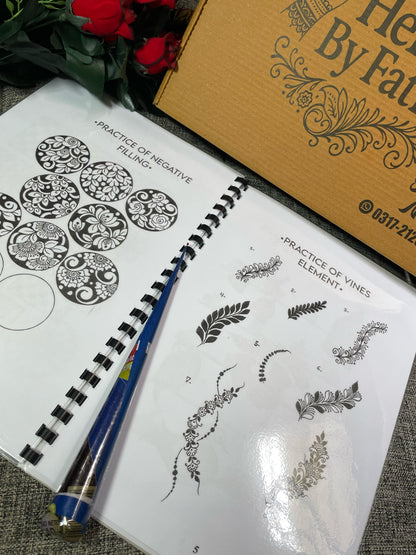 Reusable Mehndi Practice Book Part 1