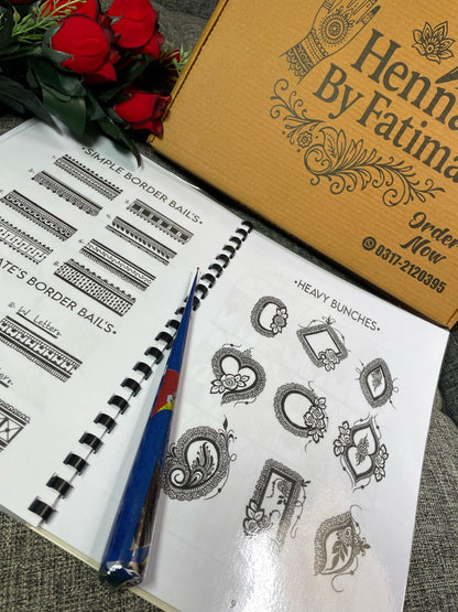 Reusable Mehndi Practice Book Part 1